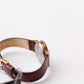 [Near Mint] 1993 Pulsar Quartz Striped Roman Dial Faceted Crystal Ladies' Wrist Watch W/Box & Tag