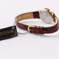 [Near Mint] 1993 Pulsar Quartz Striped Roman Dial Faceted Crystal Ladies' Wrist Watch W/Box & Tag