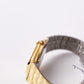 [Near Mint] 1990s Pulsar Quartz Straight Grain Golden Dial Men's Wrist-Watch