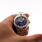 2008 Seiko Kinetic Marine Blue Dial Two Tone Case Men's Wrist-Watch