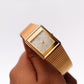 1995 Citizen Quartz Golden 'Tank' Men's Wrist-Watch
