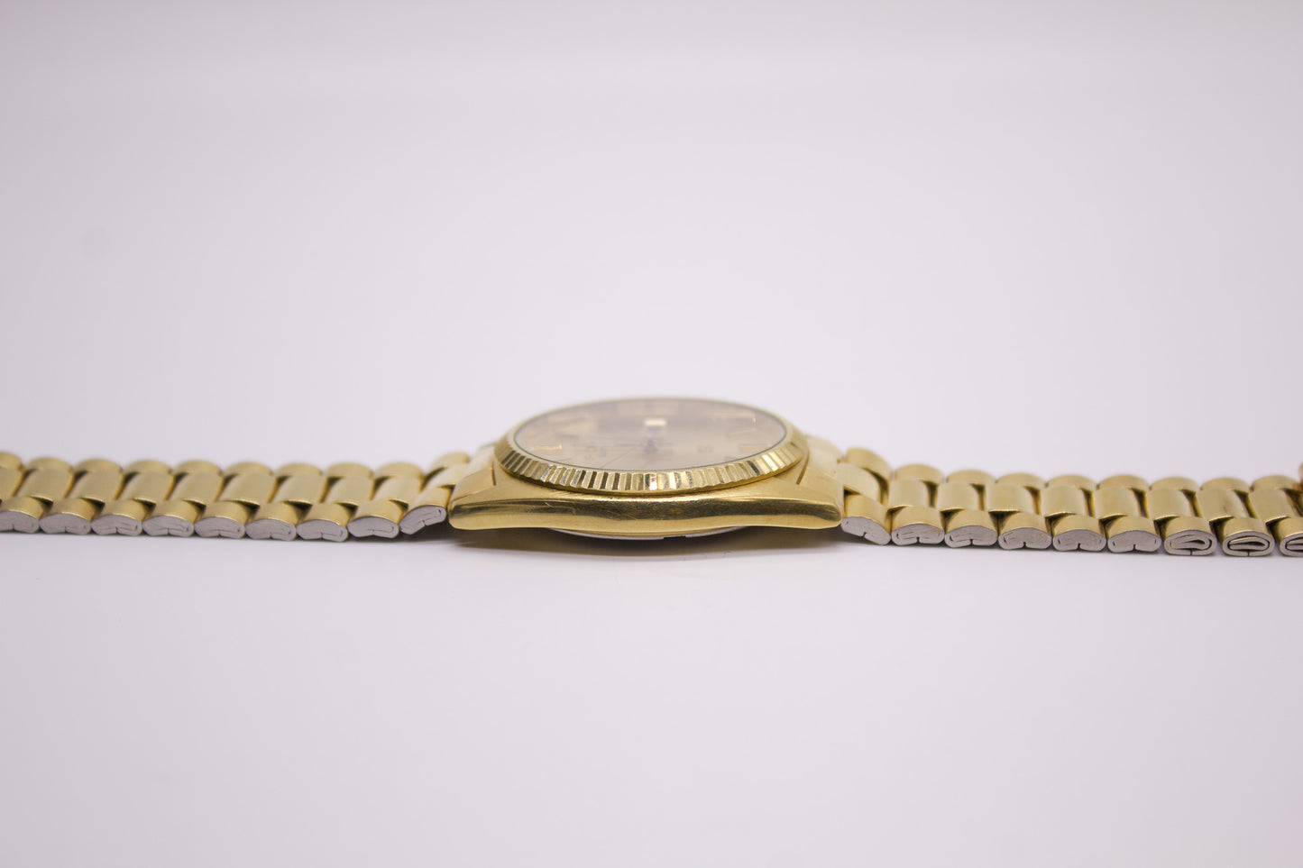1987 Seiko SQ 'Baby President' Gold Toned Men's Wrist-Watch