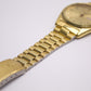 1987 Seiko SQ 'Baby President' Gold Toned Men's Wrist-Watch