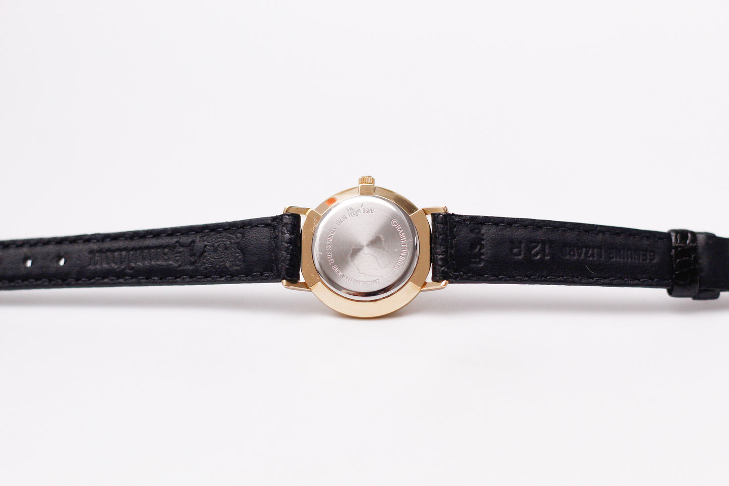 [Mint] 1990s Hamilton Quartz Golden 'Medical Dial' Ladies' Wrist-Watch W/Box & Papers