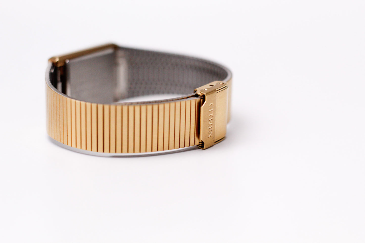 1995 Citizen Quartz Golden 'Tank' Men's Wrist-Watch
