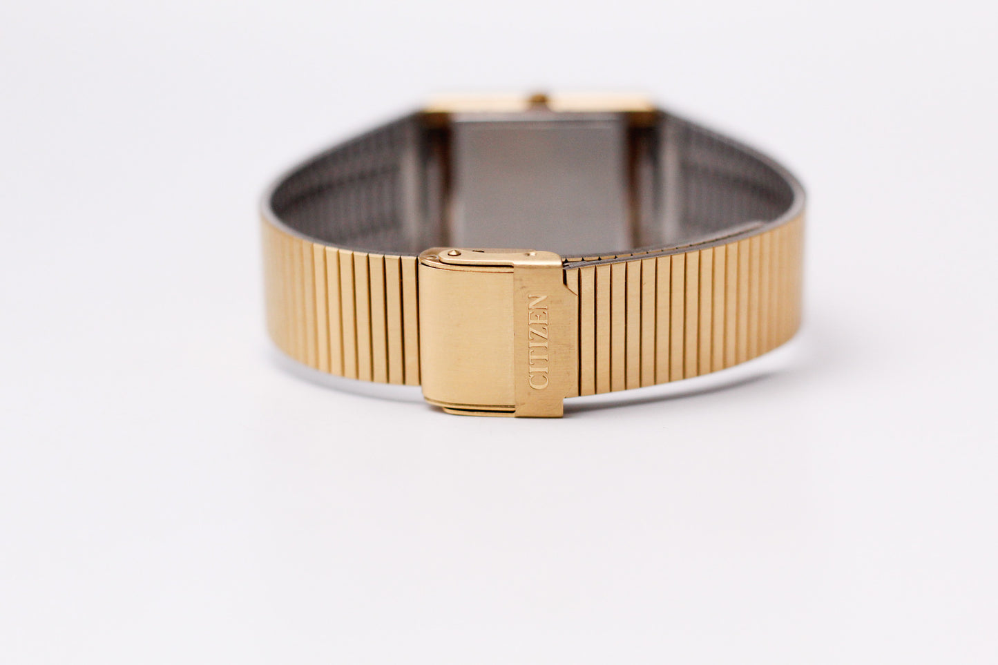 1995 Citizen Quartz Golden 'Tank' Men's Wrist-Watch