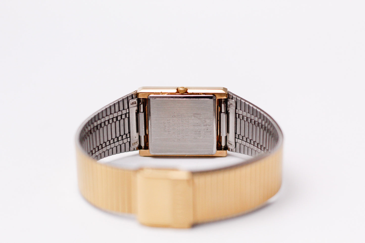1995 Citizen Quartz Golden 'Tank' Men's Wrist-Watch