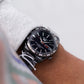 [New Old Stock] 2012 Seiko 5 Automatic Deep Ink Black Dial Men's Wrist-Watch W/Box & Papers