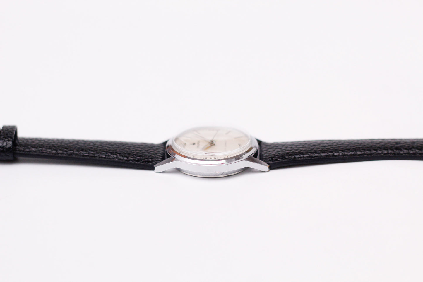 [Serviced] 1970s Buren Mechanical Cream White Dial Men's Wrist-Watch