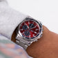 2009 Seiko Chronograph Red Dial Men's Quartz Wrist-Watch