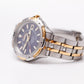 2008 Seiko Kinetic Marine Blue Dial Two Tone Case Men's Wrist-Watch