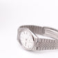 1982 Seiko SQ Straight Grain Silver Dial Men's Wrist-Watch W/Box & Tag
