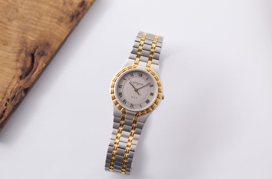 1990s Wittnauer Quartz Multi-Textured Dial Men's Watch