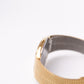 1983 Pulsar Quartz Straight Grain Golden Dial Men's Wrist-Watch