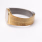 1983 Pulsar Quartz Straight Grain Golden Dial Men's Wrist-Watch
