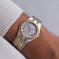 1990s Wittnauer Quartz Multi-Textured Dial Men's Wrist-Watch