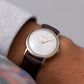 1960s Bulova Mechanical 'Baby Calatrava' Cream White Dial Men's Wrist-Watch