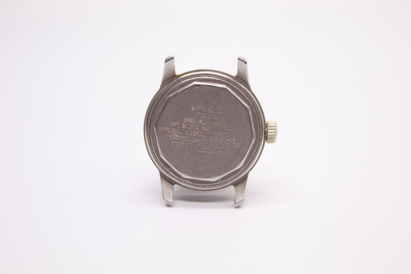 [Serviced] 1950s Korean War USA Issue Bulova 'Hack' Mechanical Men's Wrist-Watch