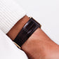 1984 Seiko Quartz Straight Grain Golden Dial Tank Men's Wrist-Watch