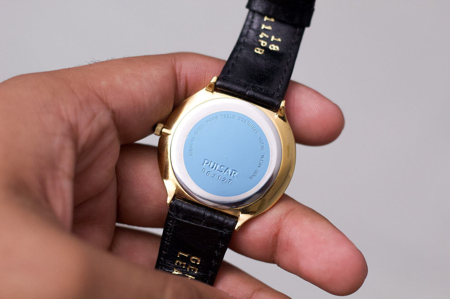 [New Old Stock] 2000 Pulsar Quartz Two Tone Men's Wrist-Watch Full-Set