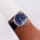 1979 Pulsar Quartz Marine Blue Textured Dial Men's Wrist-Watch