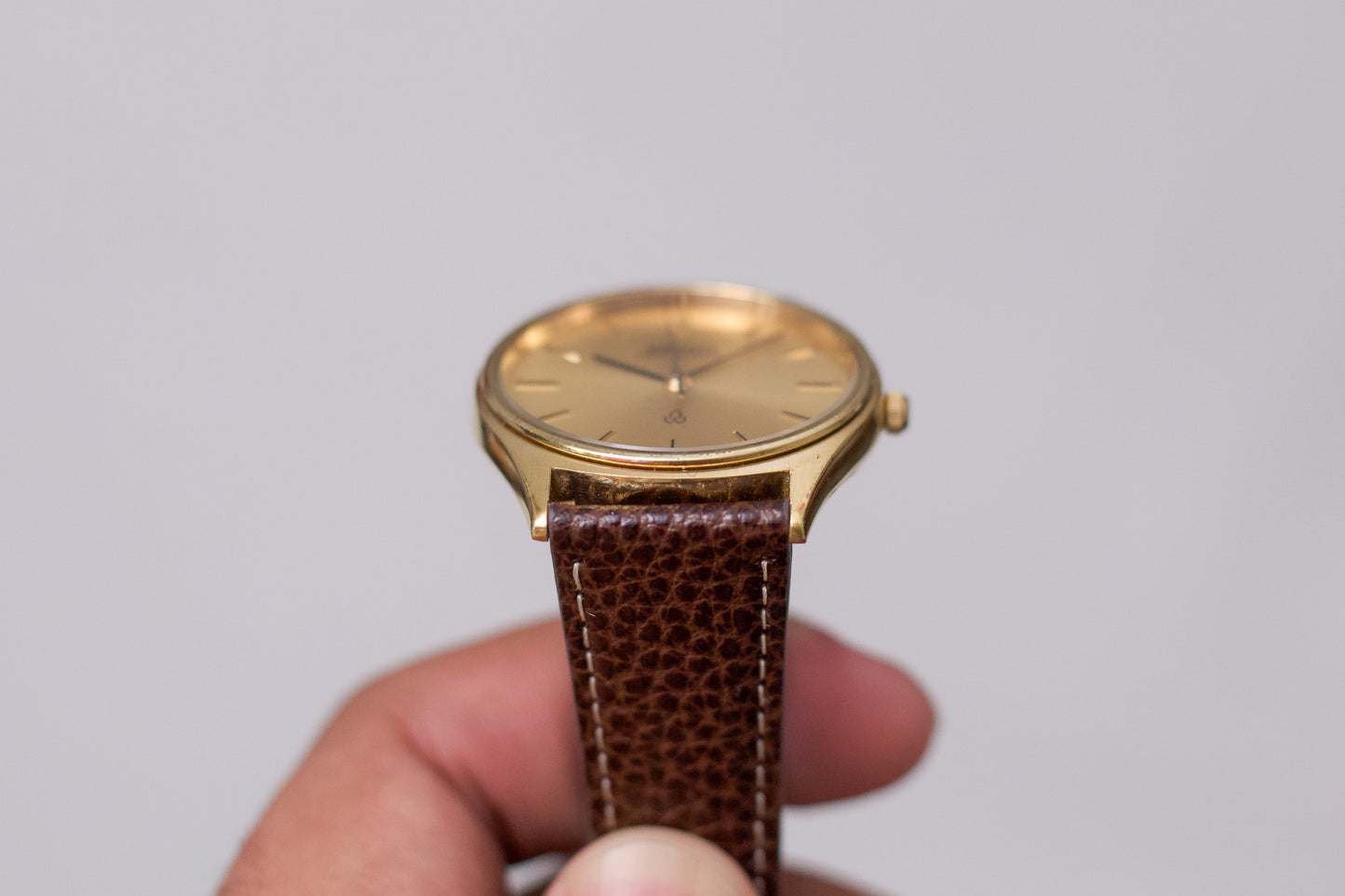 1979 Seiko Lord Quartz Golden Sunburst Dial Men's Wrist-Watch