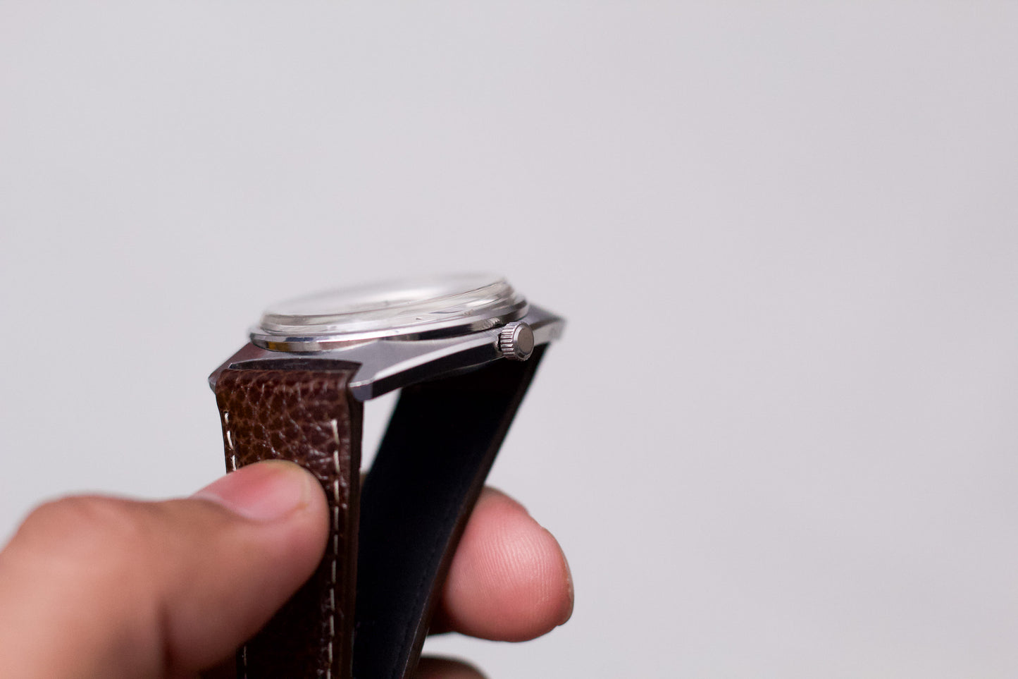 1968 Seiko Lord-Matic Silver Sunburst Dial Men's Wrist-Watch