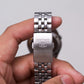 2008 Seiko 5 Midnight Black Dial Ghost Logo Men's Wrist-Watch