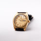 [Serviced] 1970s Tissot PR-516 Automatic Straight Grain Golden Dial Men's Wrist-Watch