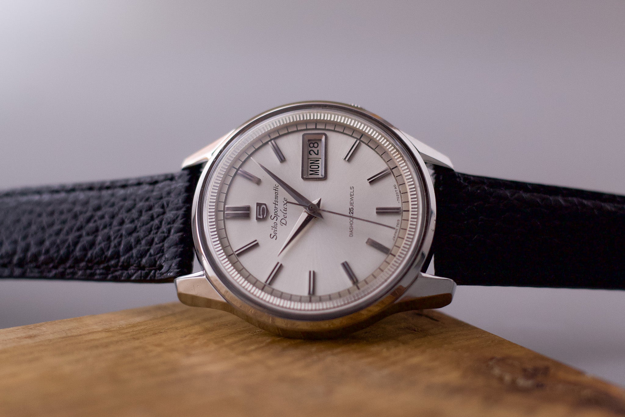 Serviced] 1965 Seiko Sportsmatic Deluxe Silver Sunburst Dial Men's