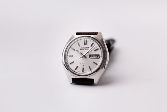 [Serviced] 1975 Seiko Actus Automatic Silver Sunburst Dial Men's Wrist-Watch