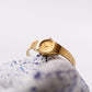 1984 Seiko Quartz Straight Grain Golden Dial Ladies' Wrist Watch