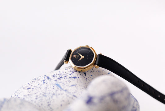 1991 Seiko Quartz Chariot Inky Black Dial Ladies' Wrist-Watch