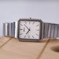 1988 Seiko Quartz Tank Tapestry White Dial Men's Wrist-Watch
