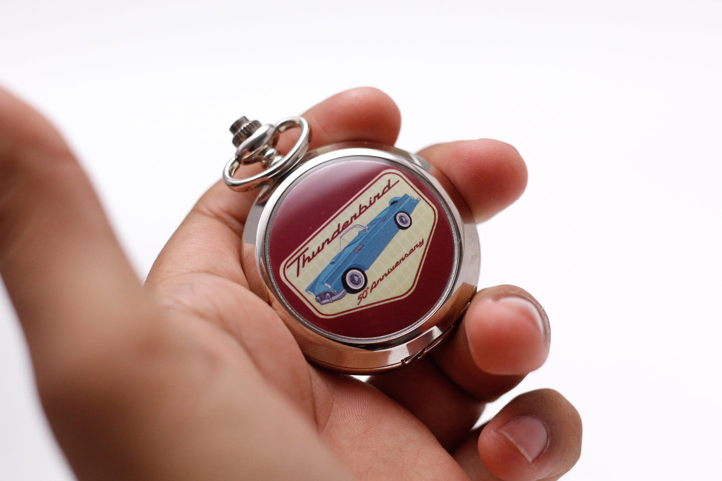 2005 Ford Thunderbird Commemorative Quartz Pocket Watch