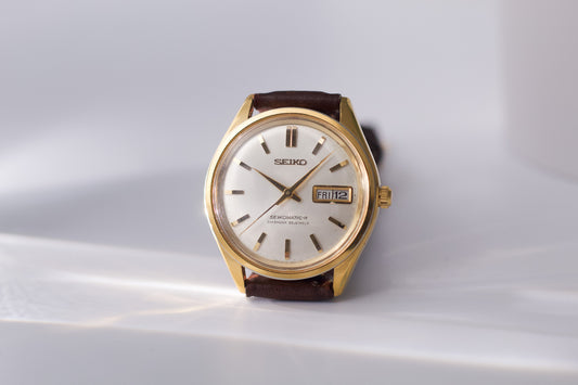 [Serviced] 1965 Seiko Seikomatic-R Gold Toned Men's Wrist-Watch