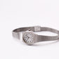1994 Pulsar Quartz Straight Grain Silver Dial Ladies' Wrist-Watch