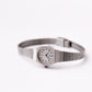1994 Pulsar Quartz Straight Grain Silver Dial Ladies' Wrist-Watch