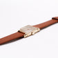 [Serviced] 1940s Hamilton Golden Art Deco Dial Men's Mechanical Wrist Watch
