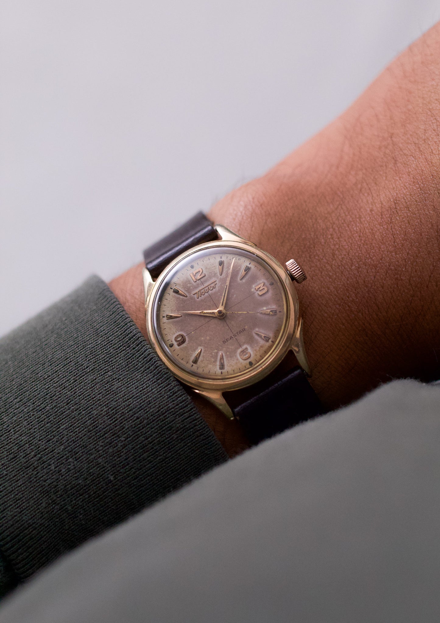 [Serviced] 1960s Tissot Seastar 'Tropical Dial' Men's Wrist-Watch