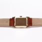 [Serviced] 1940s Hamilton Golden Art Deco Dial Men's Mechanical Wrist Watch