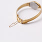 1984 Seiko Quartz Straight Grain Golden Dial Ladies' Wrist Watch