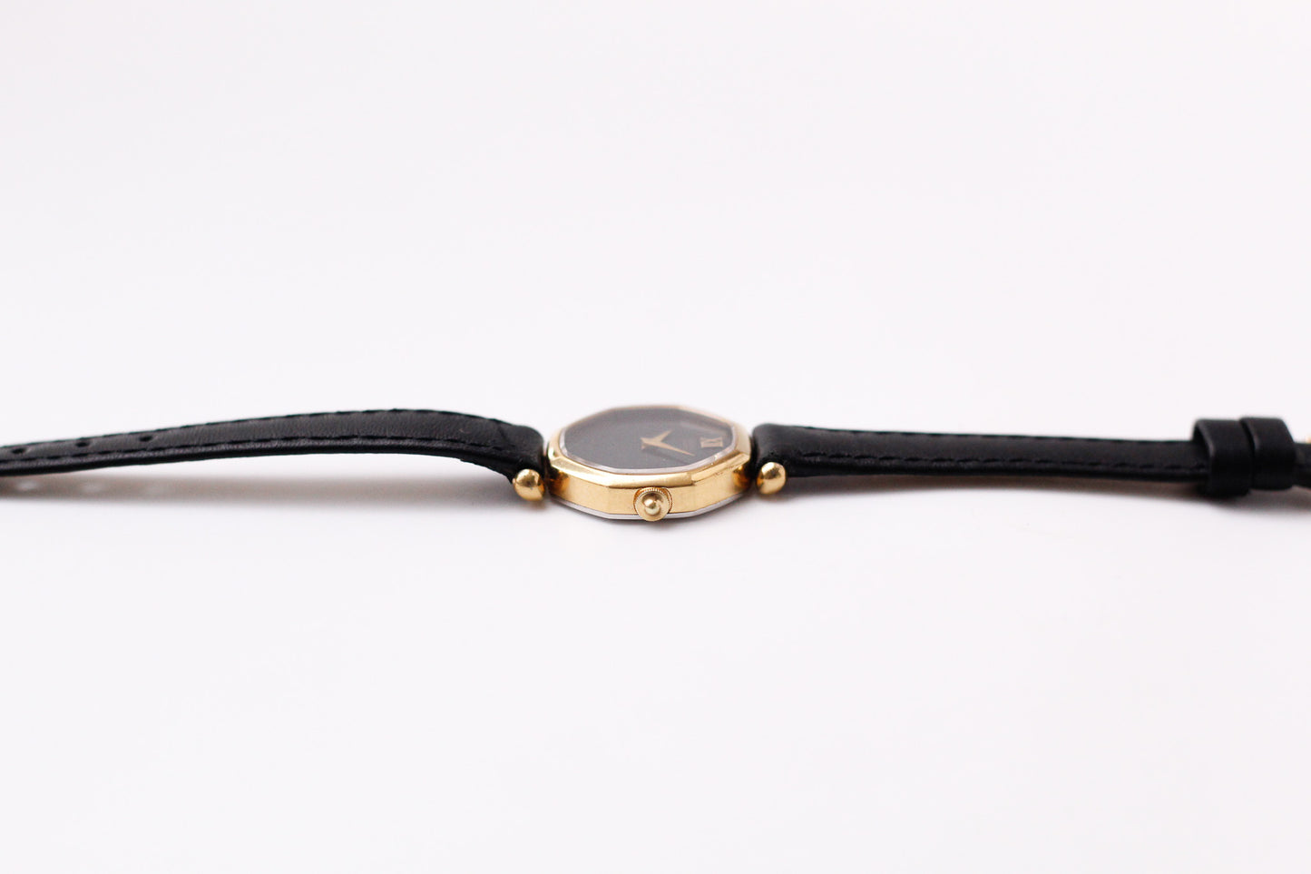 1991 Seiko Quartz Chariot Inky Black Dial Ladies' Wrist-Watch