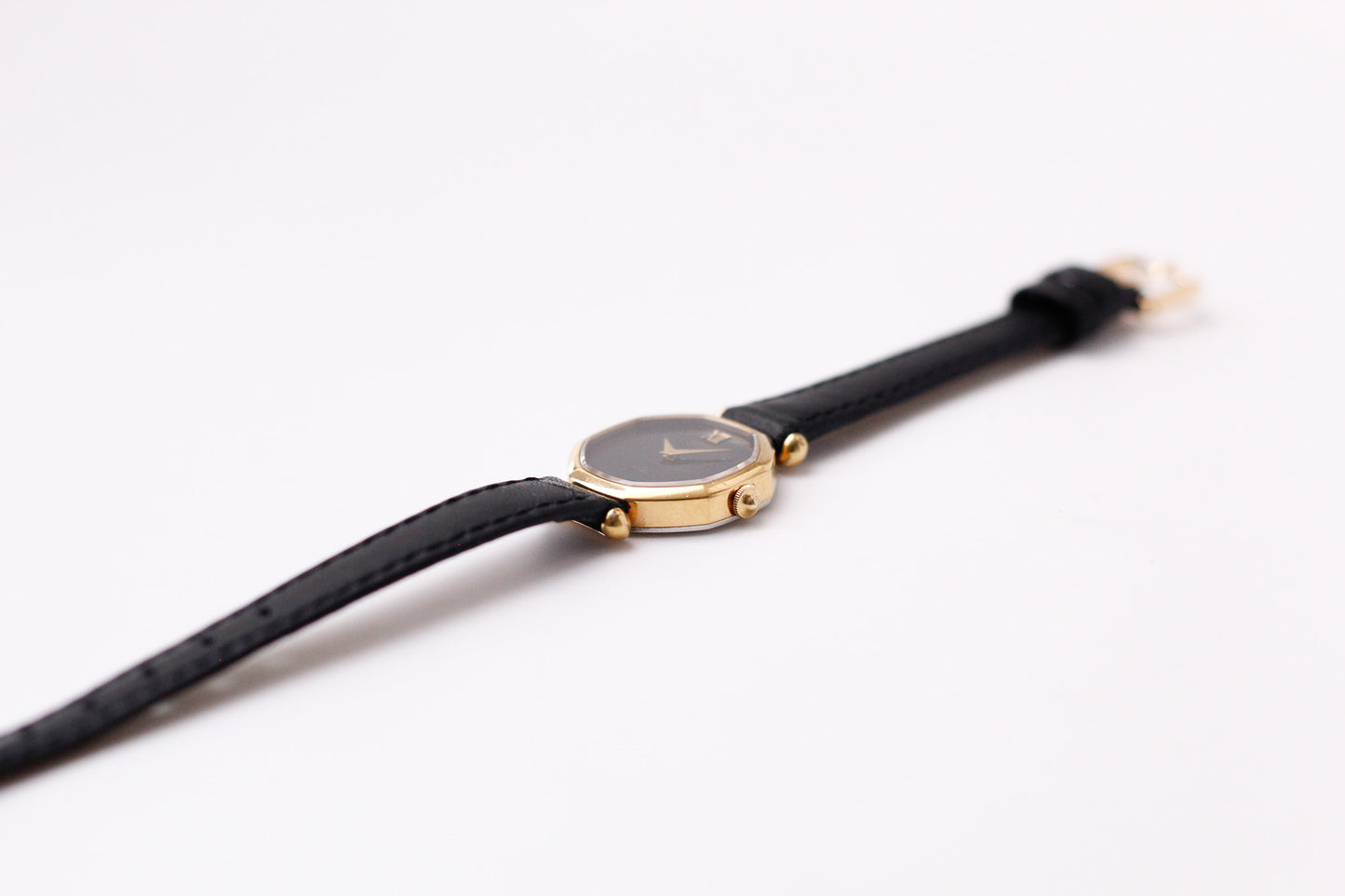 1991 Seiko Quartz Chariot Inky Black Dial Ladies' Wrist-Watch