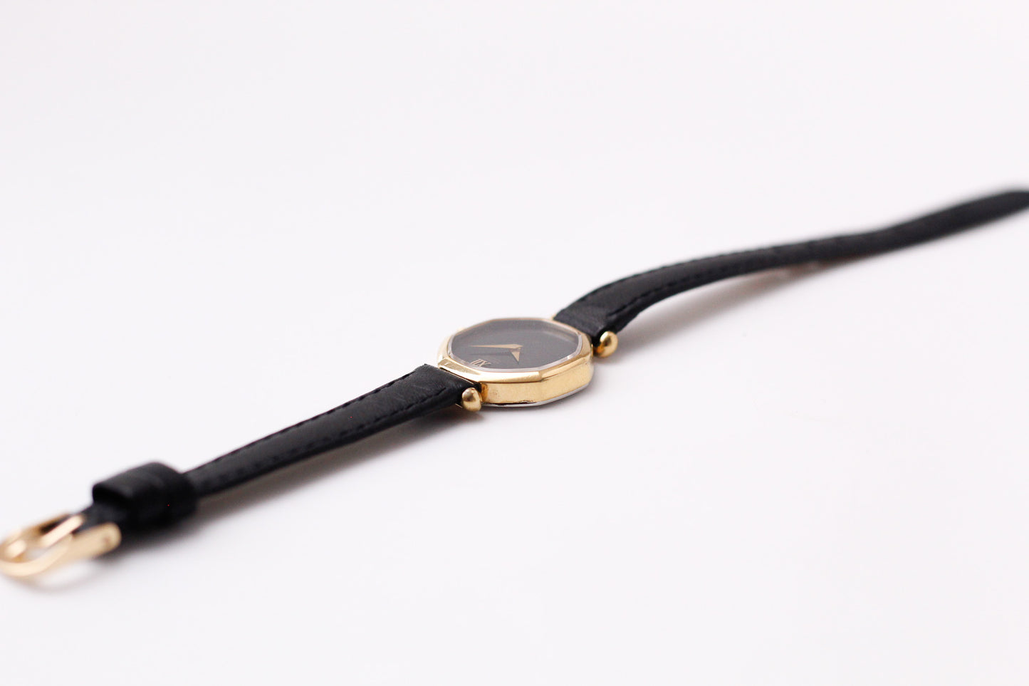 1991 Seiko Quartz Chariot Inky Black Dial Ladies' Wrist-Watch