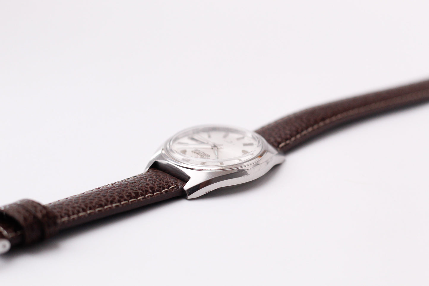 [Serviced] 1975 Seiko Actus Automatic Silver Sunburst Dial Men's Wrist-Watch