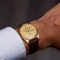 1989 New Old Stock Seiko Quartz Gold Toned Men's Wrist-Watch