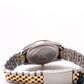 1990s Gruen Precision Quartz Silver Sunburst Dial Two Tone Case Couples' Watches