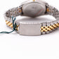 1990s Gruen Precision Quartz Silver Sunburst Dial Two Tone Case Couples' Watches