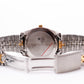 1990s Gruen Precision Quartz Silver Sunburst Dial Two Tone Case Couples' Watches